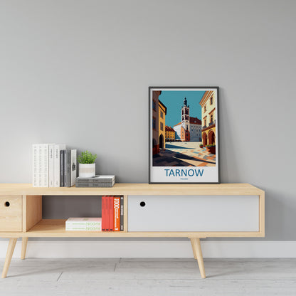 Tarnow Travel Print Wall Art Tarnow Wall Hanging Home Décor Tarnow Gift Art Lovers Poland Art Lover Gift Tarnow Travel Wall Art