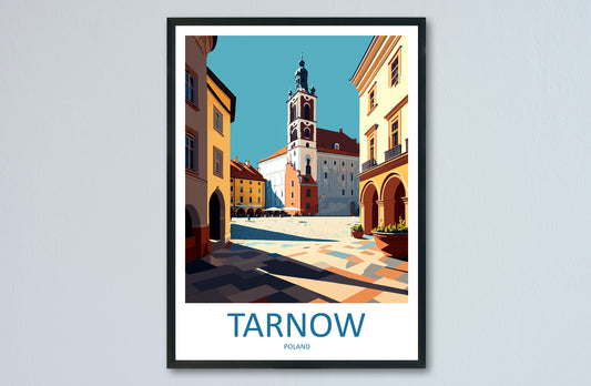 Tarnow Travel Print Wall Art Tarnow Wall Hanging Home Décor Tarnow Gift Art Lovers Poland Art Lover Gift Tarnow Travel Wall Art