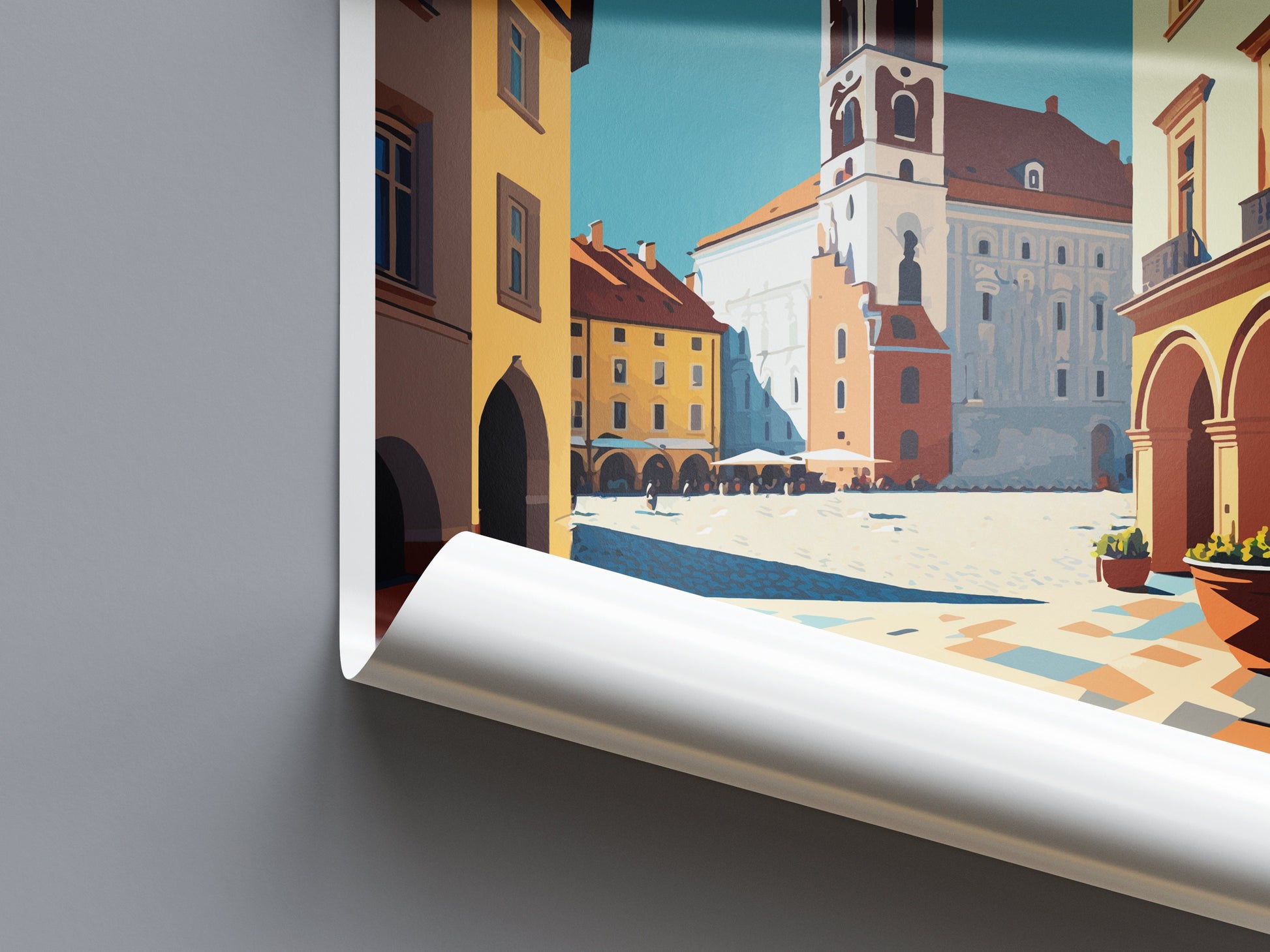 Tarnow Travel Print Wall Art Tarnow Wall Hanging Home Décor Tarnow Gift Art Lovers Poland Art Lover Gift Tarnow Travel Wall Art