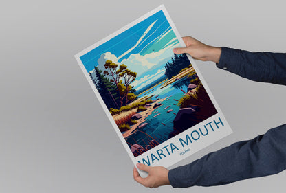 Warta Mouth Travel Print Wall Art Warta Mouth Wall Hanging Home Décor Warta Mouth Gift Art Lovers Poland Art Lover Gift Warta Mouth Travel