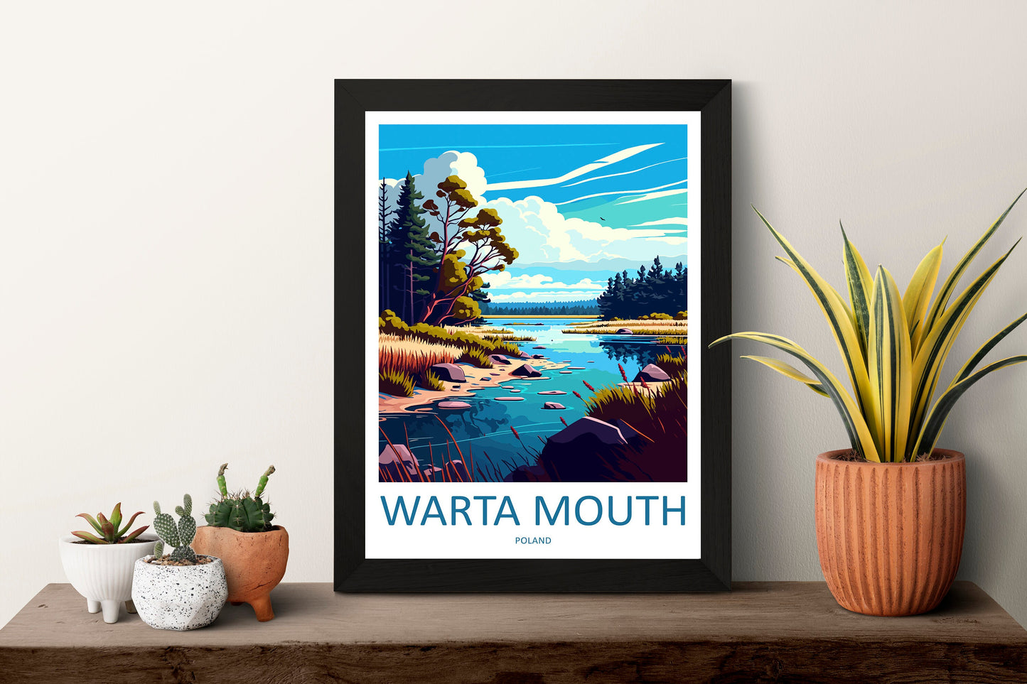 Warta Mouth Travel Print Wall Art Warta Mouth Wall Hanging Home Décor Warta Mouth Gift Art Lovers Poland Art Lover Gift Warta Mouth Travel