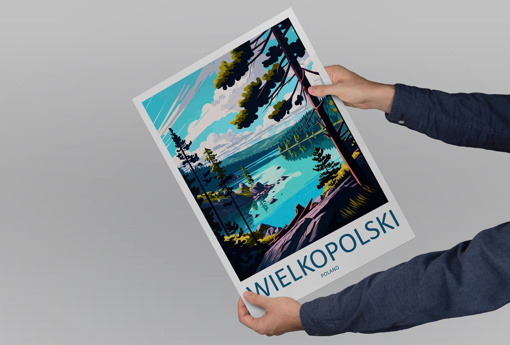 Wielkopolski Travel Print Wall Art Wielkopolski Wall Hanging Home Décor Wielkopolski Gift Art Lovers Poland Art Lover Gift Wielkopolski