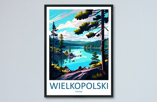 Wielkopolski Travel Print Wall Art Wielkopolski Wall Hanging Home Décor Wielkopolski Gift Art Lovers Poland Art Lover Gift Wielkopolski