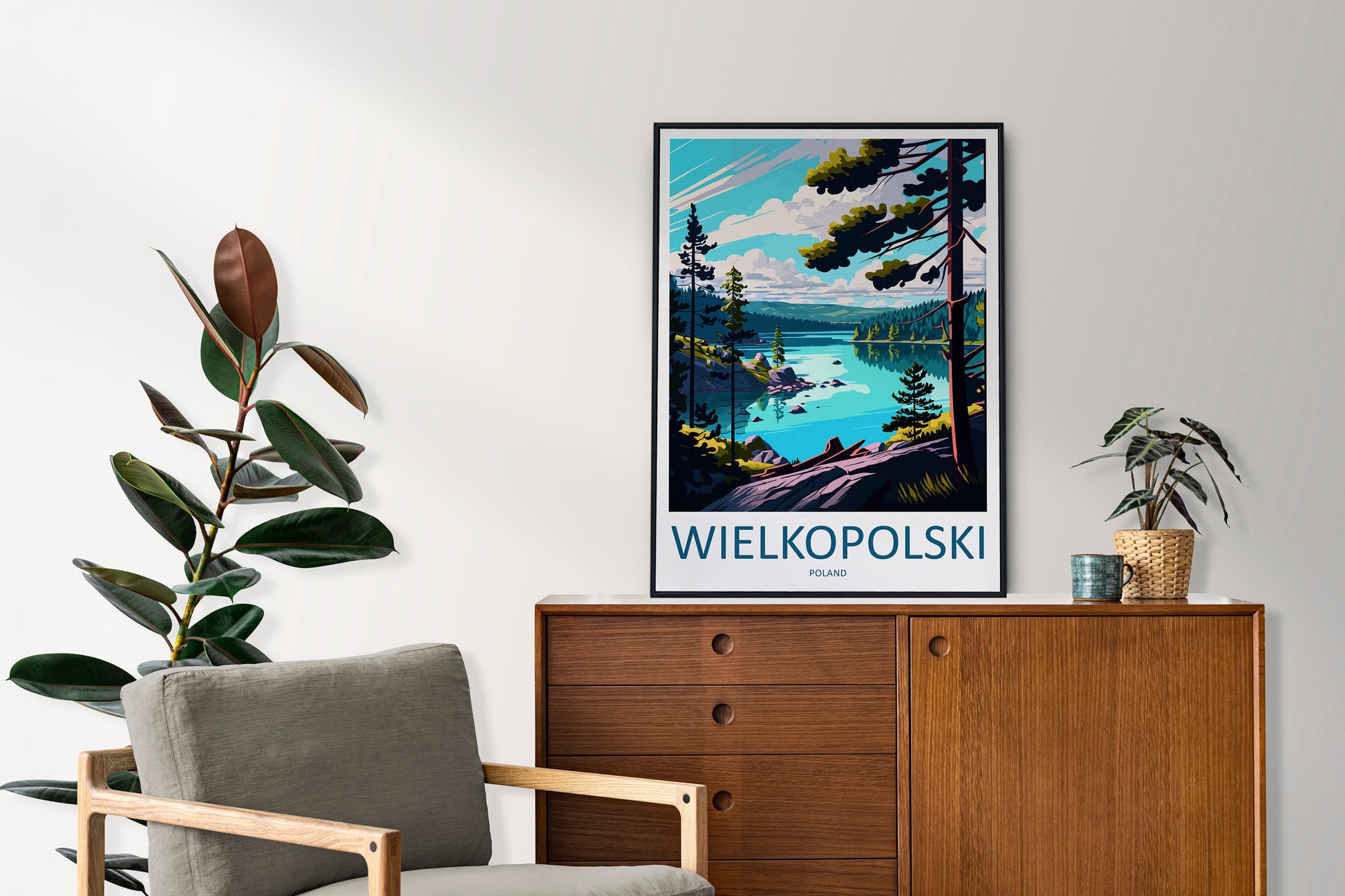 Wielkopolski Travel Print Wall Art Wielkopolski Wall Hanging Home Décor Wielkopolski Gift Art Lovers Poland Art Lover Gift Wielkopolski
