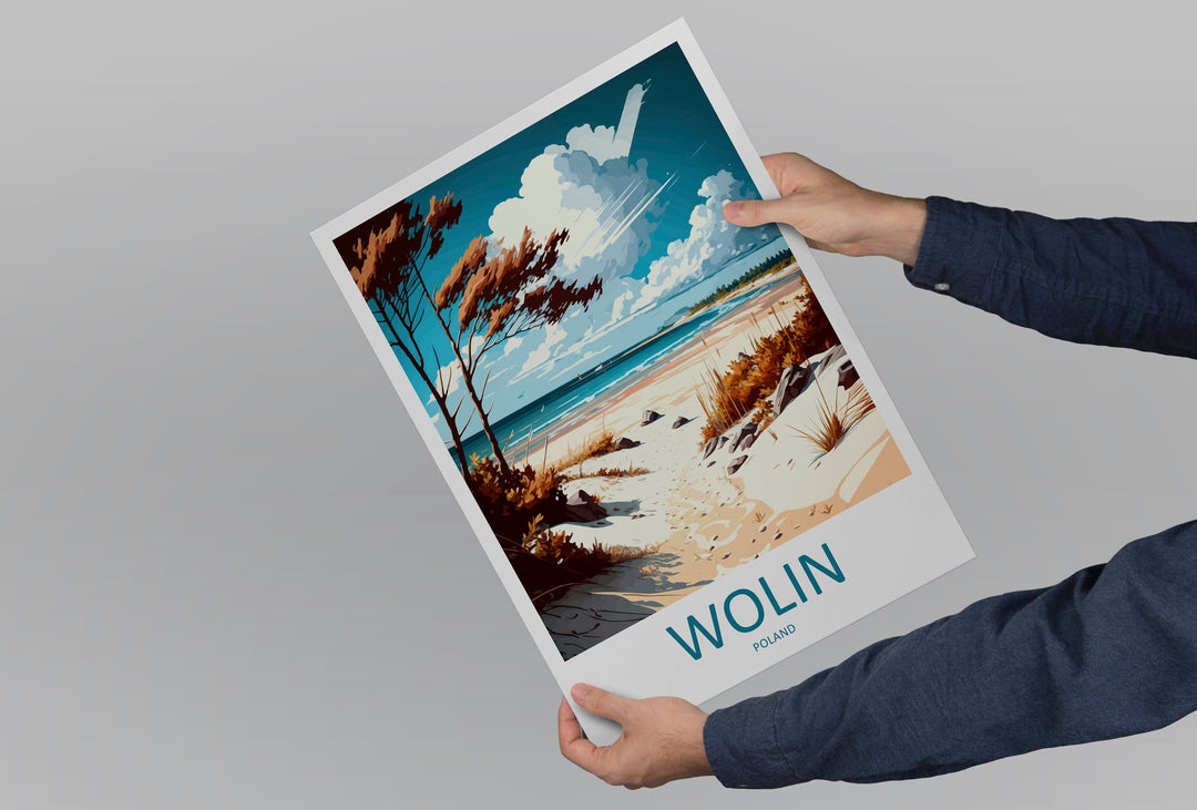 Wolin Travel Print Wall Art Wolin Wall Hanging Home Décor Wolin Gift Art Lovers Poland Art Lover Gift Wolin Travel Wall Art