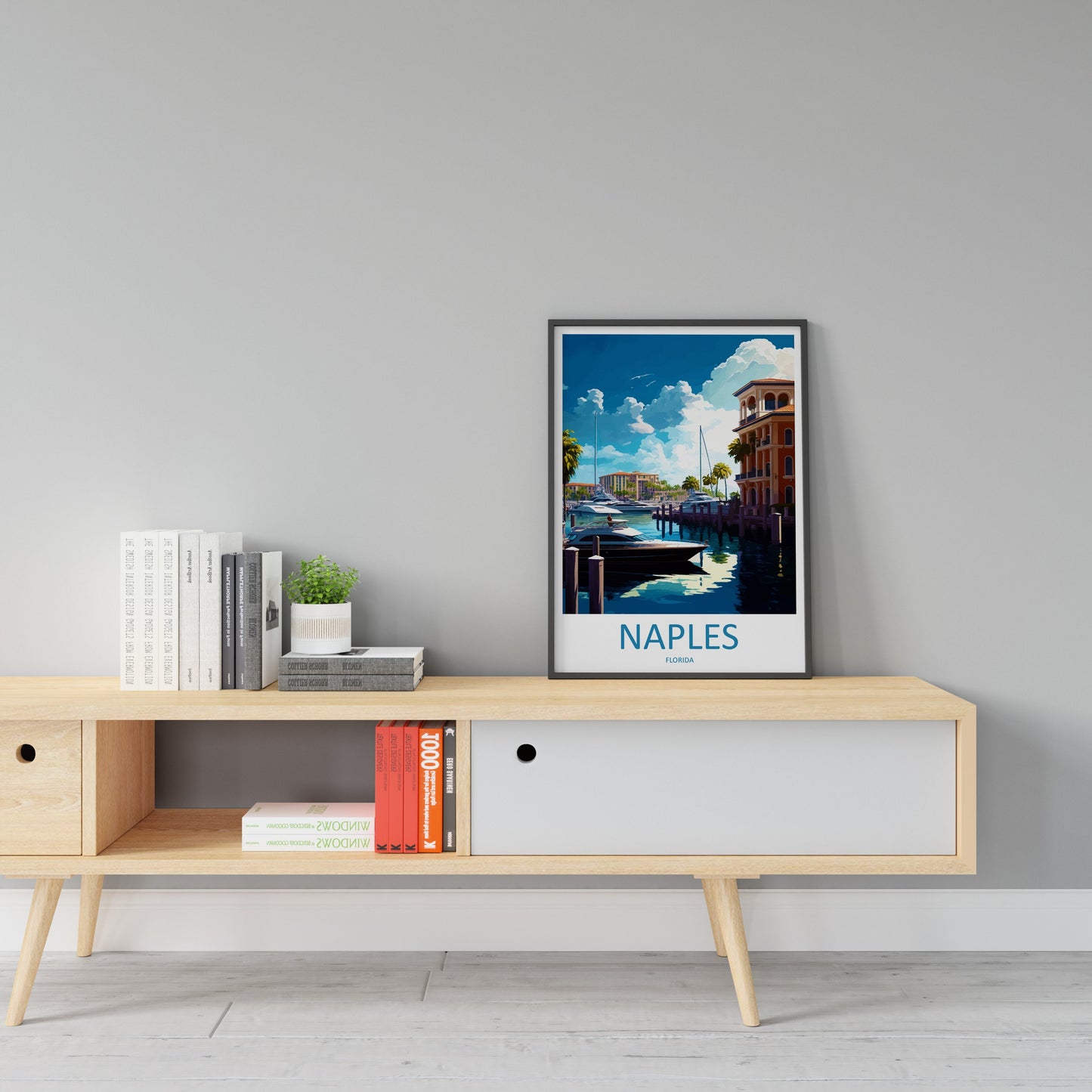 Naples Florida Travel Print Wall Art Naples Wall Hanging Home Décor Naples Gift Art Lovers Florida Art Lover Gift Naples Florida Print