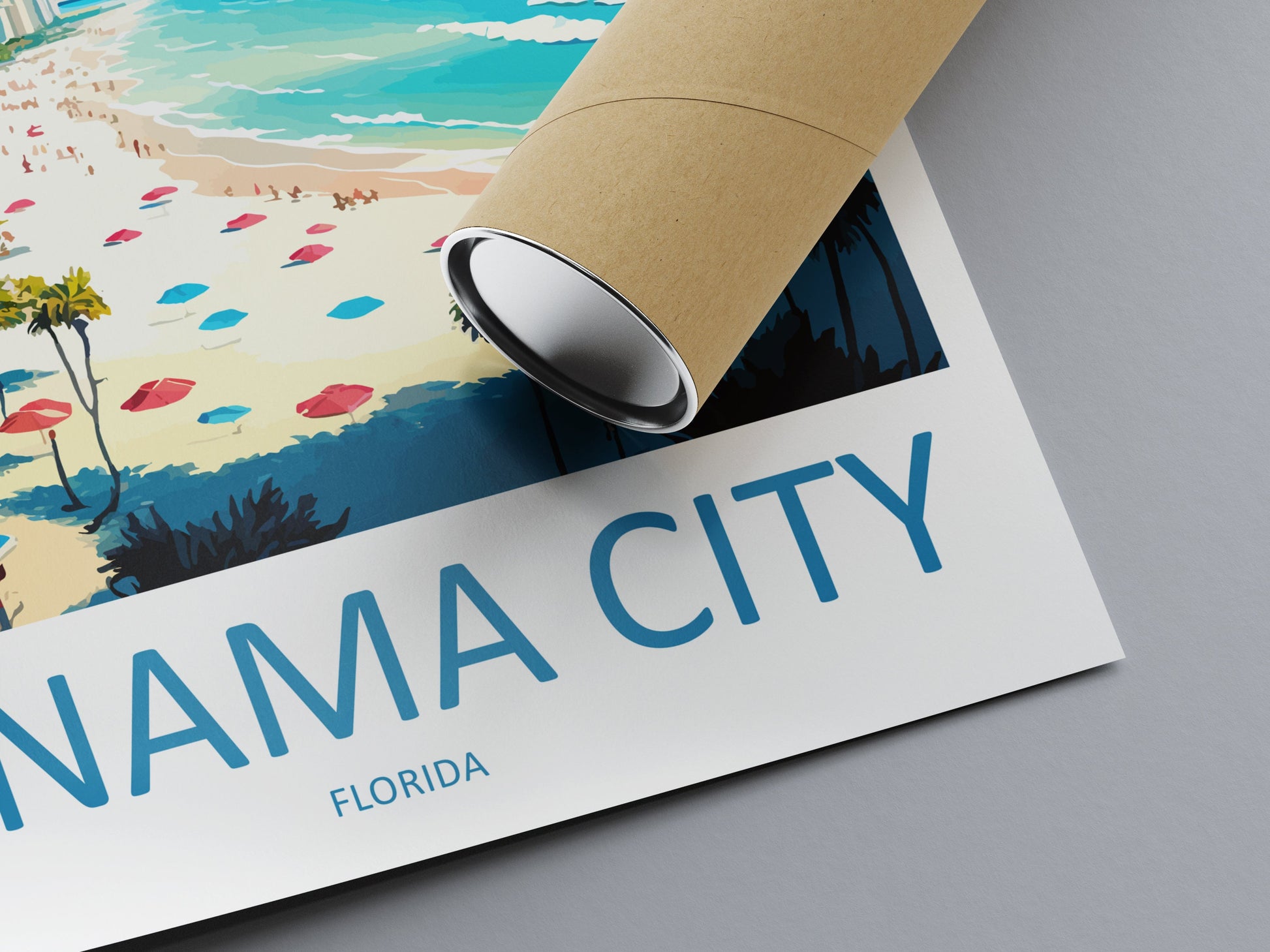 Panama City Travel Print Wall Art Panama City Wall Hanging Home Décor Panama City Gift Art Lovers Florida Art Lover Gift Panama City Florida