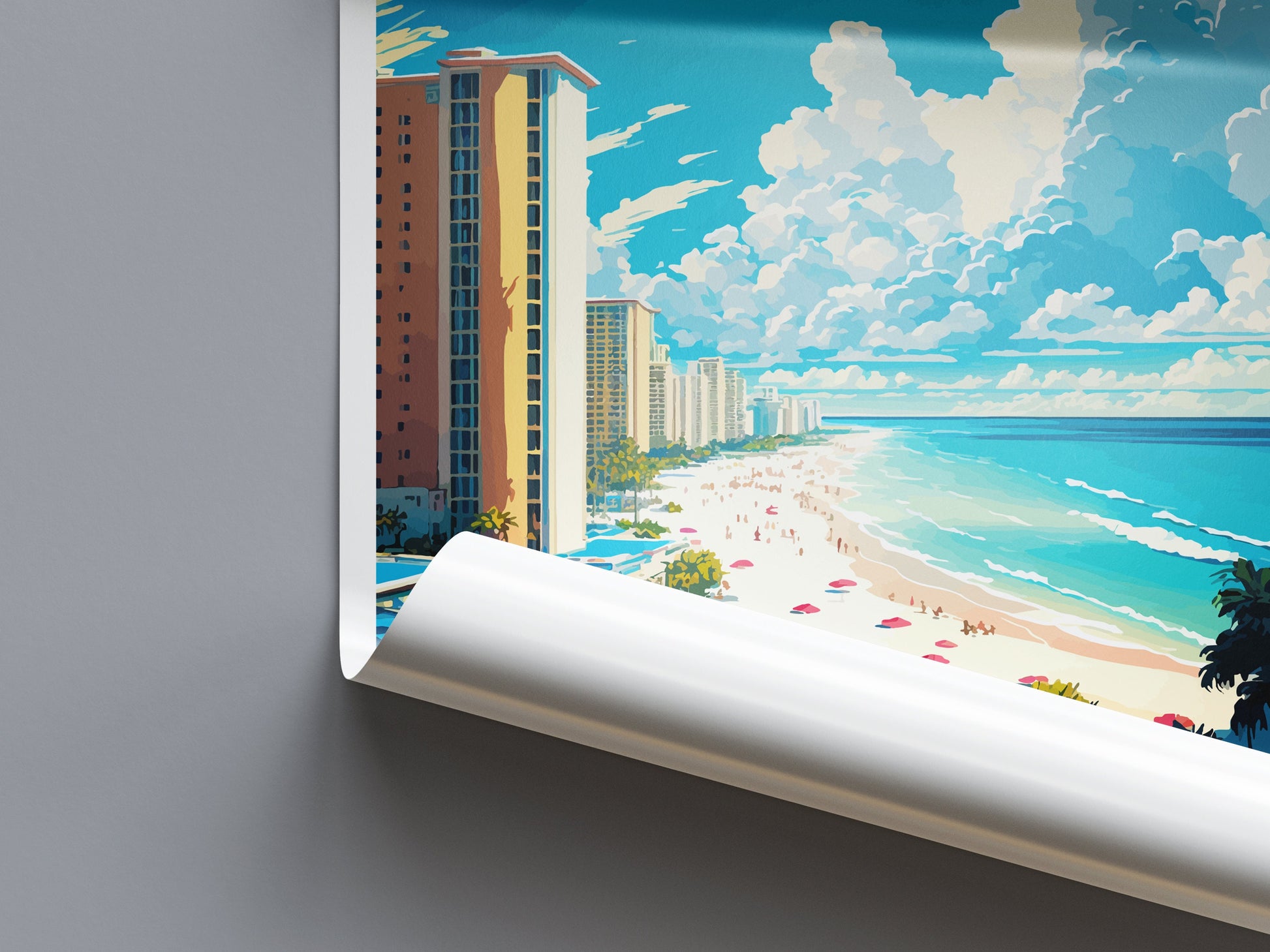 Panama City Travel Print Wall Art Panama City Wall Hanging Home Décor Panama City Gift Art Lovers Florida Art Lover Gift Panama City Florida