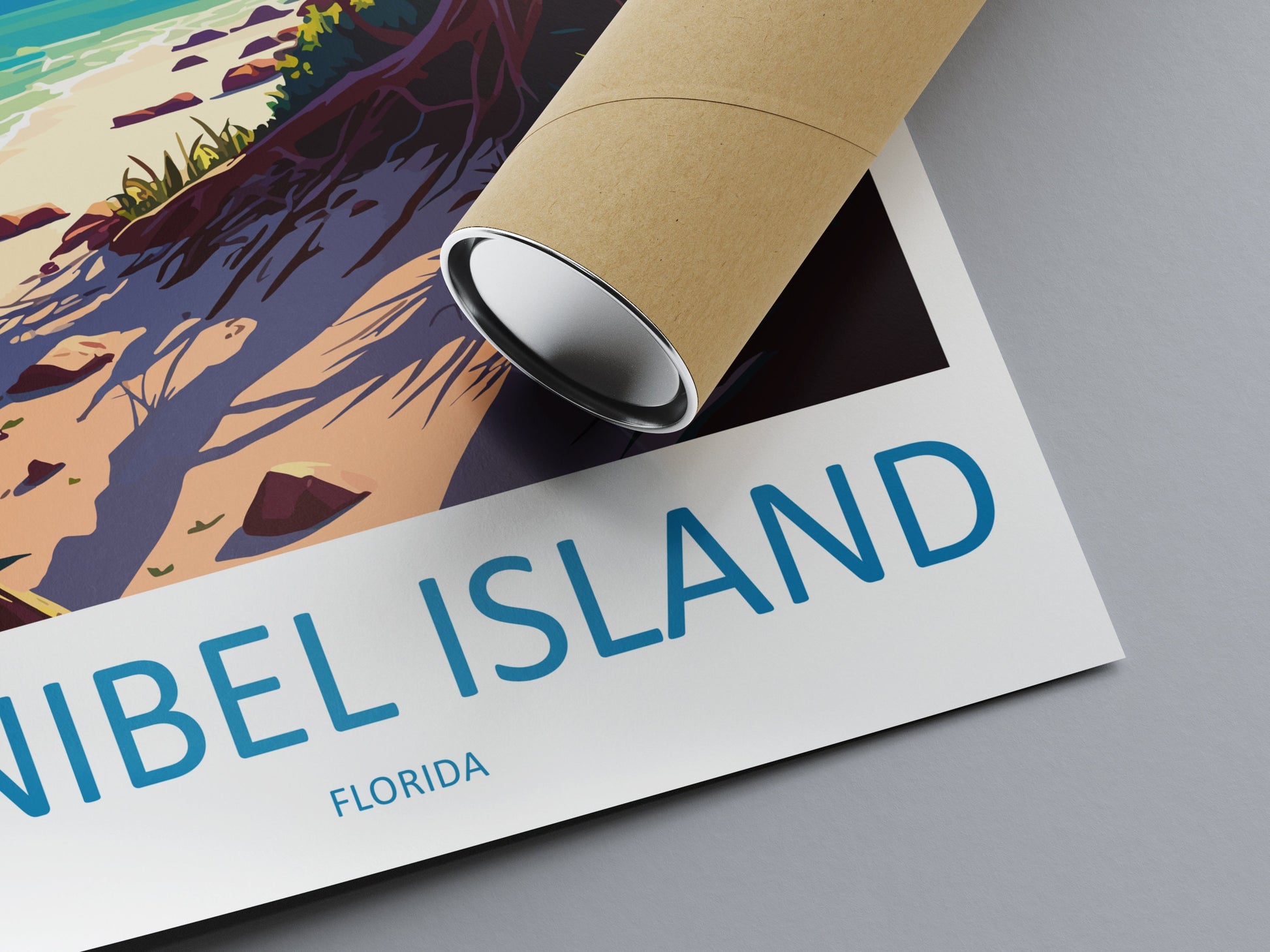 Sanibel Island Travel Print Wall Art Sanibel Island Wall Hanging Home Décor Sanibel Island Gift Art Lovers Florida Art Gift Sanibel Island