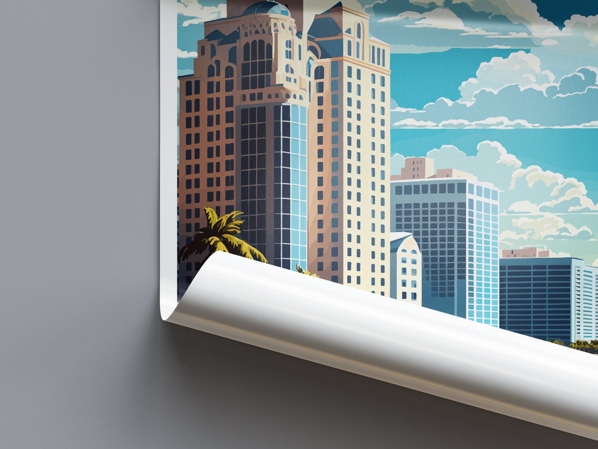 Sarasota Travel Print Wall Art Sarasota Wall Hanging Home Décor Sarasota Gift Art Lovers Florida Art Gift Sarasota Florida Gift Poster