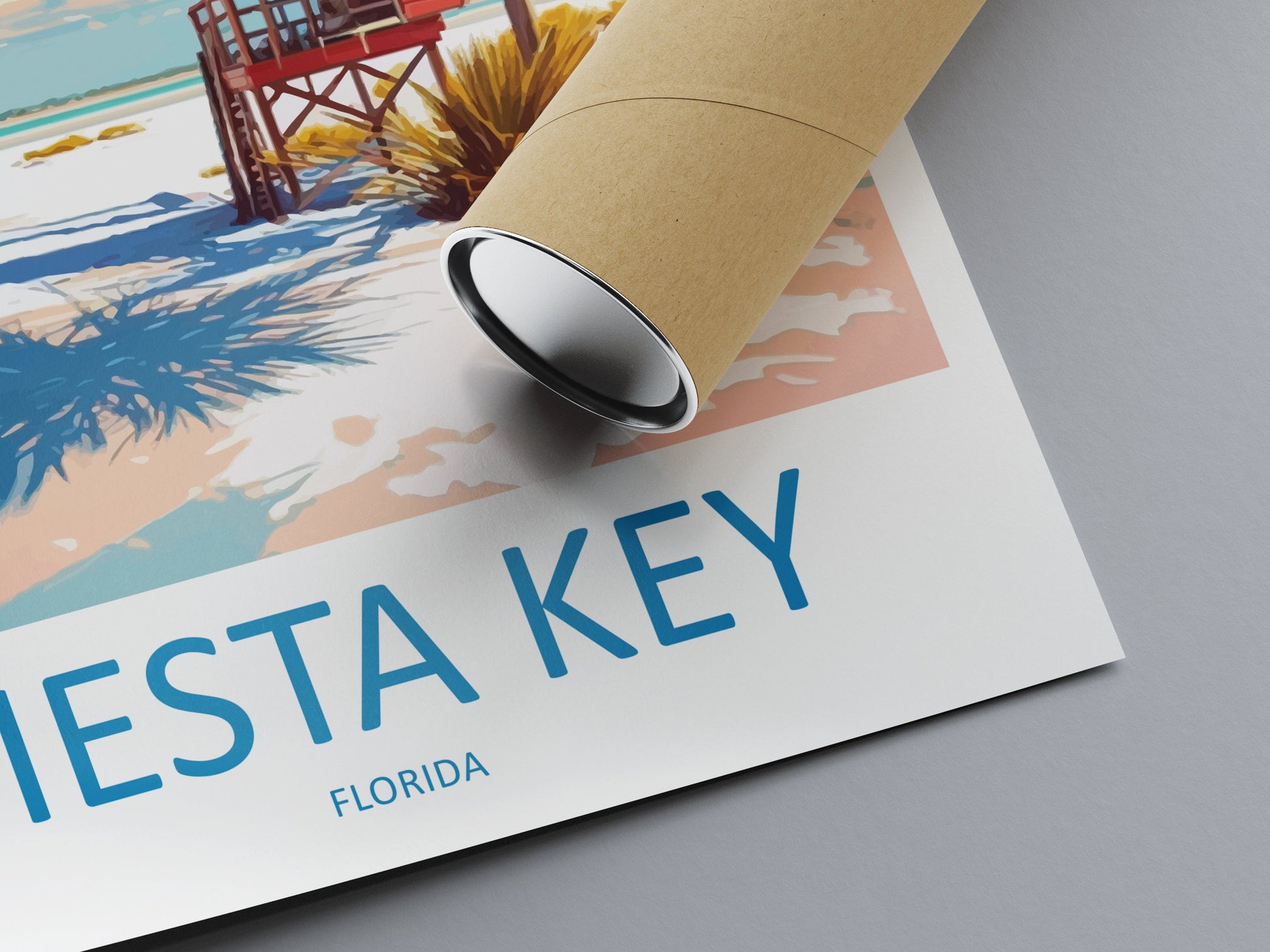 Siesta Key Travel Print Wall Art Siesta Key Wall Hanging Home Décor Siesta Key Gift Art Lovers Florida Art Gift Siesta Key Florida Gift