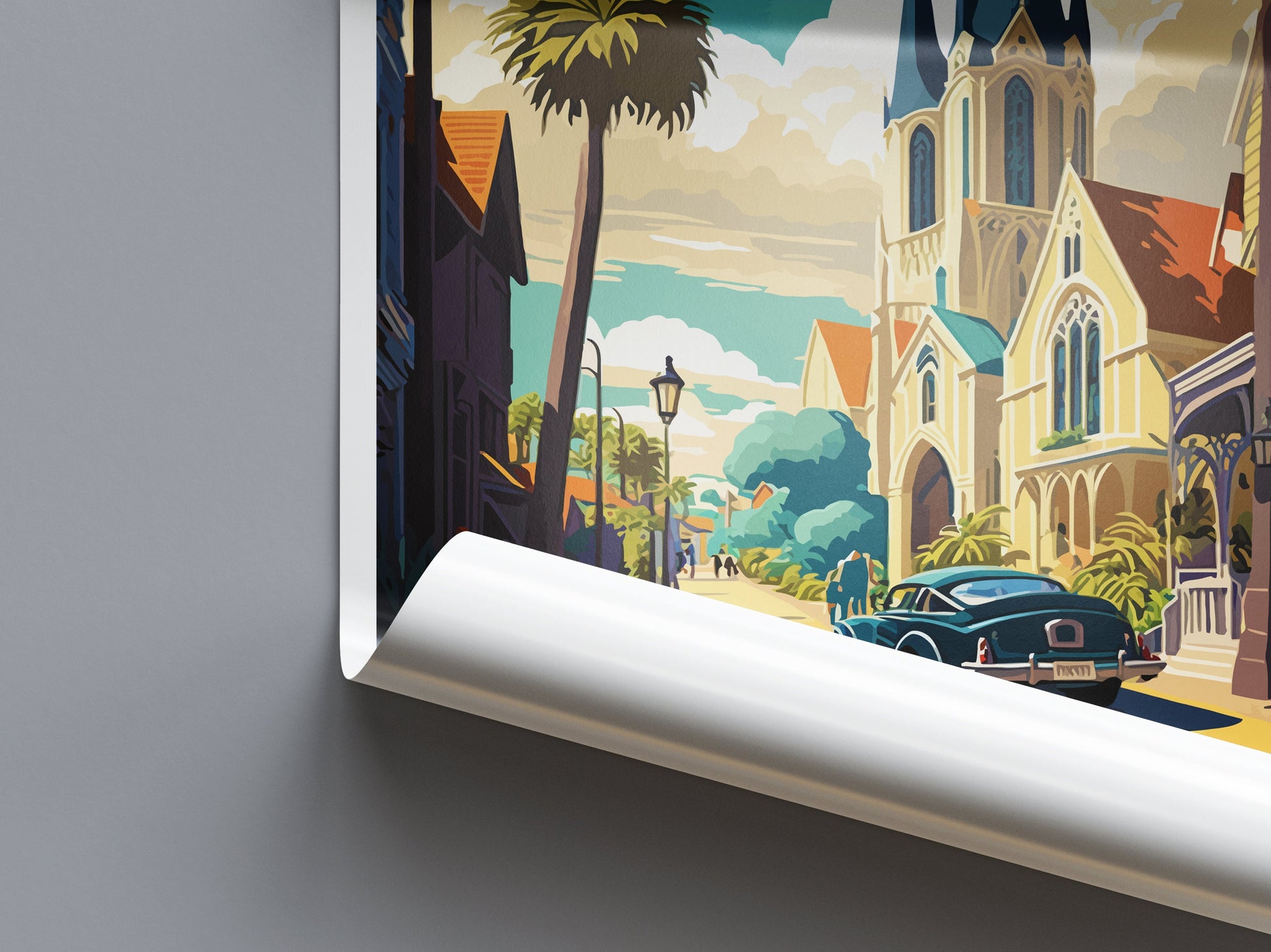 St. Augustine Travel Print Wall Art St. Augustine Wall Hanging Home Décor St. Augustine Gift Art Lovers Florida Art Gift St. Augustine Gift