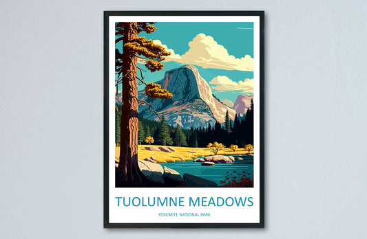 Yosemite Tuolumne Meadows Travel Print Wall Art Yosemite Tuolumne Meadows Wall Hanging Home Décor Tuolumne Meadows Gift Art Lovers