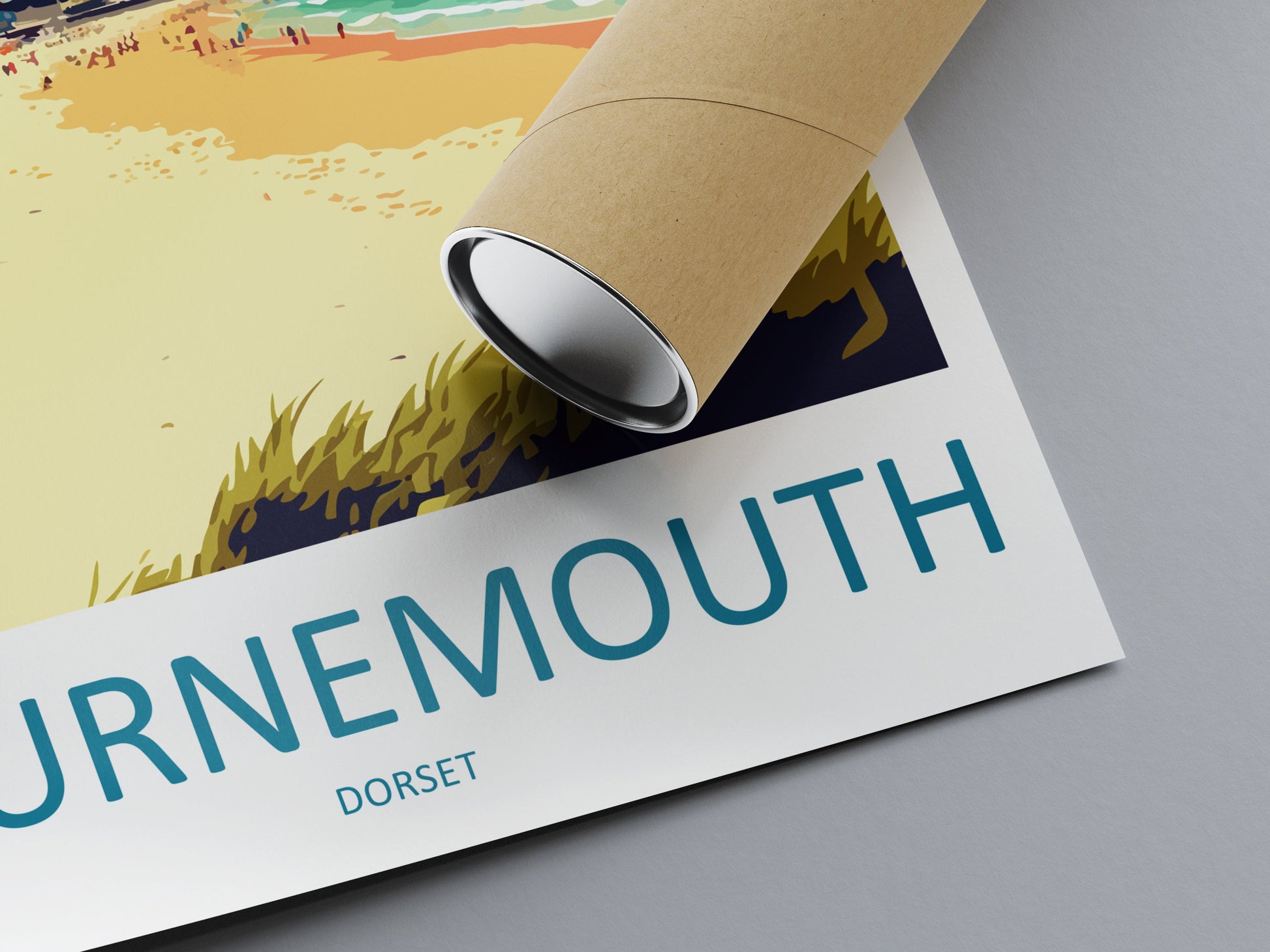 Bournemouth Travel Print Wall Art Bournemouth Wall Hanging Home Décor Bournemouth Gift Art Lovers England Art Lover Gift Bournemouth Beach