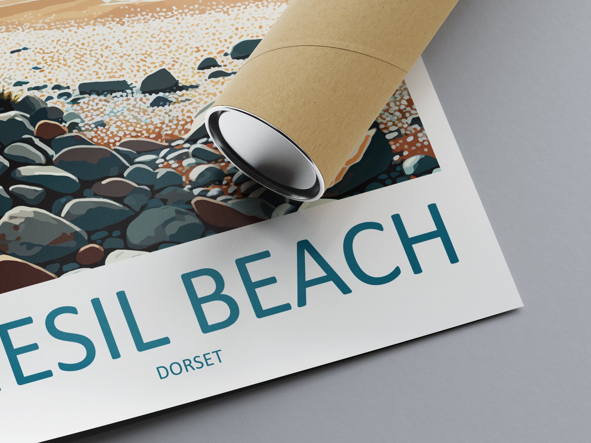 Chesil Beach Travel Print Wall Art Chesil Beach Wall Hanging Home Décor Chesil Beach Gift Art Lovers England Art Lover Gift Chesil Beach