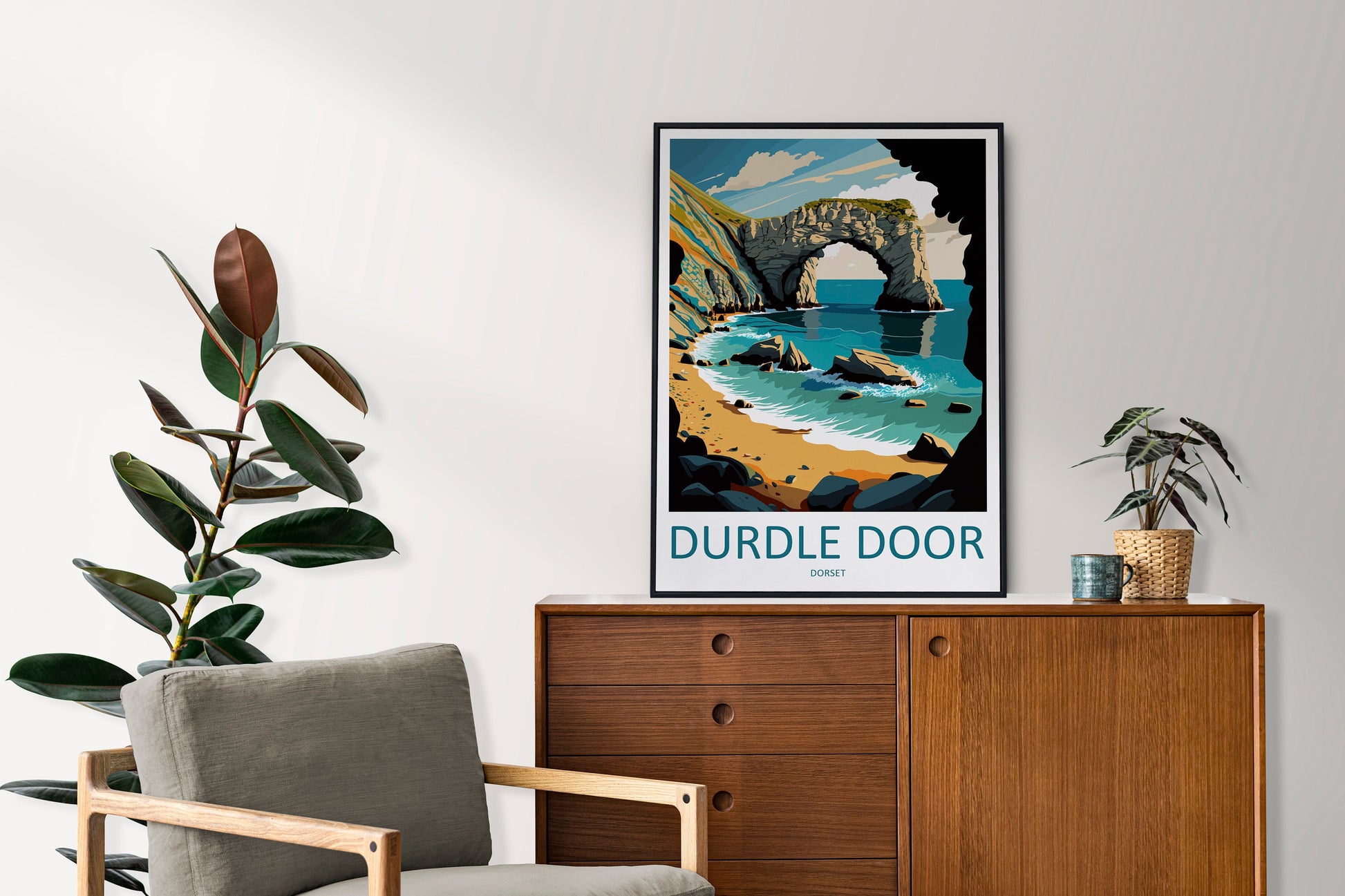 Durdle Door Travel Print Wall Art Durdle Door Wall Hanging Home Décor Durdle Door Gift Art Lovers England Art Lover Gift Durdle Door Artwork