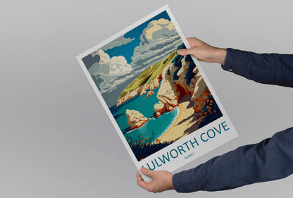Lulworth Cove Travel Print Wall Art Lulworth Cove Wall Hanging Home Décor Lulworth Cove Gift Art Lovers England Art Lover Gift Lulworth Cove