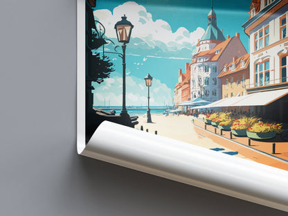 Sopot Travel Print Wall Art Sopot Wall Hanging Home Décor Sopot Gift Art Lovers Poland Art Lover Gift Sopot Travel Wall Art