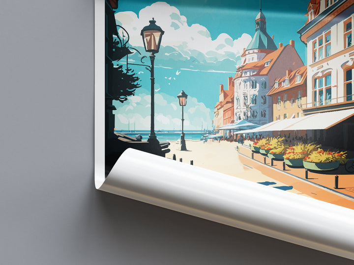 Sopot Travel Print Wall Art Sopot Wall Hanging Home Décor Sopot Gift Art Lovers Poland Art Lover Gift Sopot Travel Wall Art