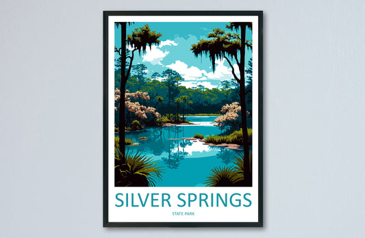 Silver Springs State Park Travel Print Wall Art Silver Springs State Park Wall Hanging Home Décor Silver Springs State Park Gift Art Lovers