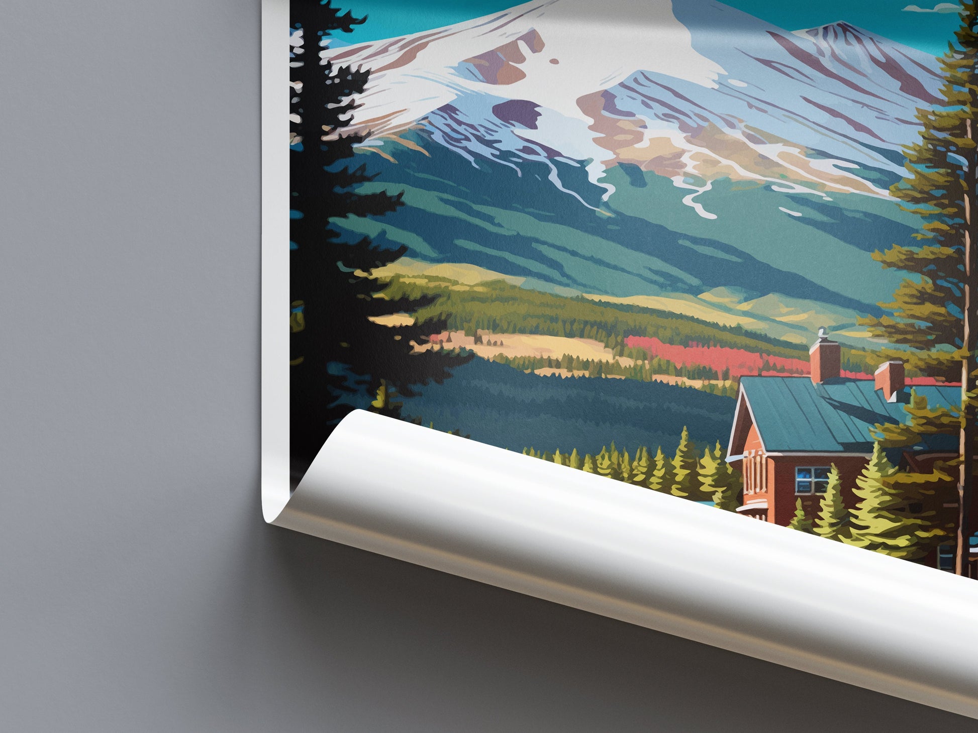 Breckenridge Travel Print Wall Art Breckenridge Wall Hanging Home Décor Breckenridge Gift Art Lovers Colorado Art Lover Gift