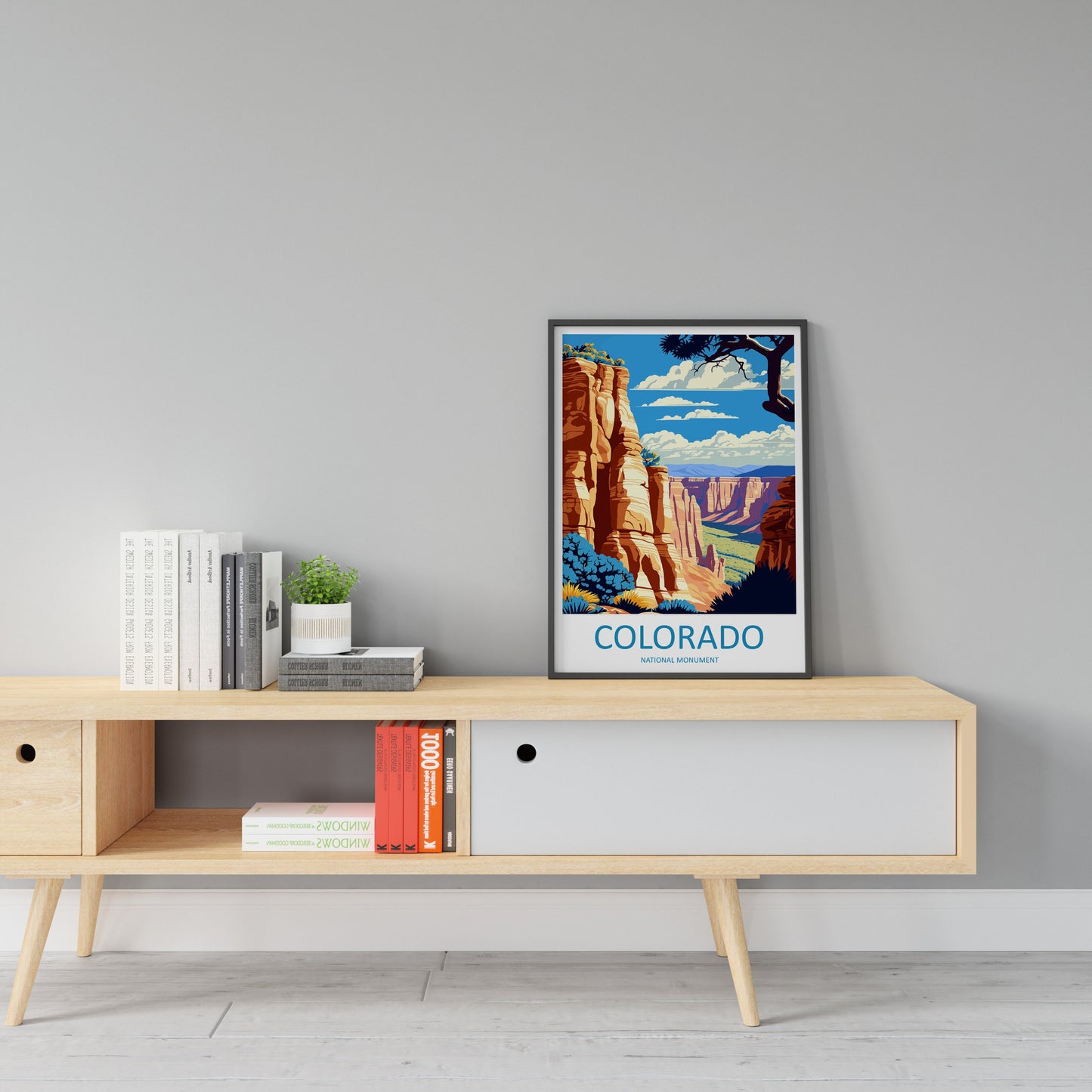 Colorado National Monument Travel Print Wall Art National Monument Wall Hanging Home Décor National Monument Gift Art Lovers Colorado Art