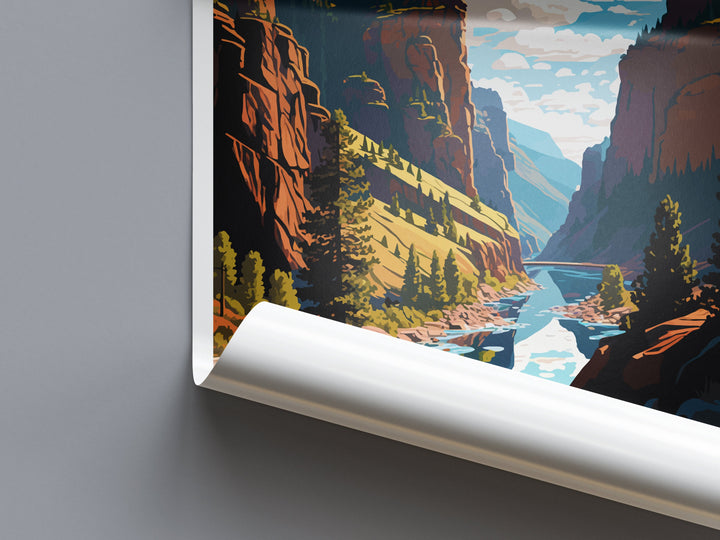 Glenwood Canyon Travel Print Wall Art Glenwood Canyon Wall Hanging Home Décor Glenwood Canyon Gift Art Lovers Colorado Art Gift Lover Print