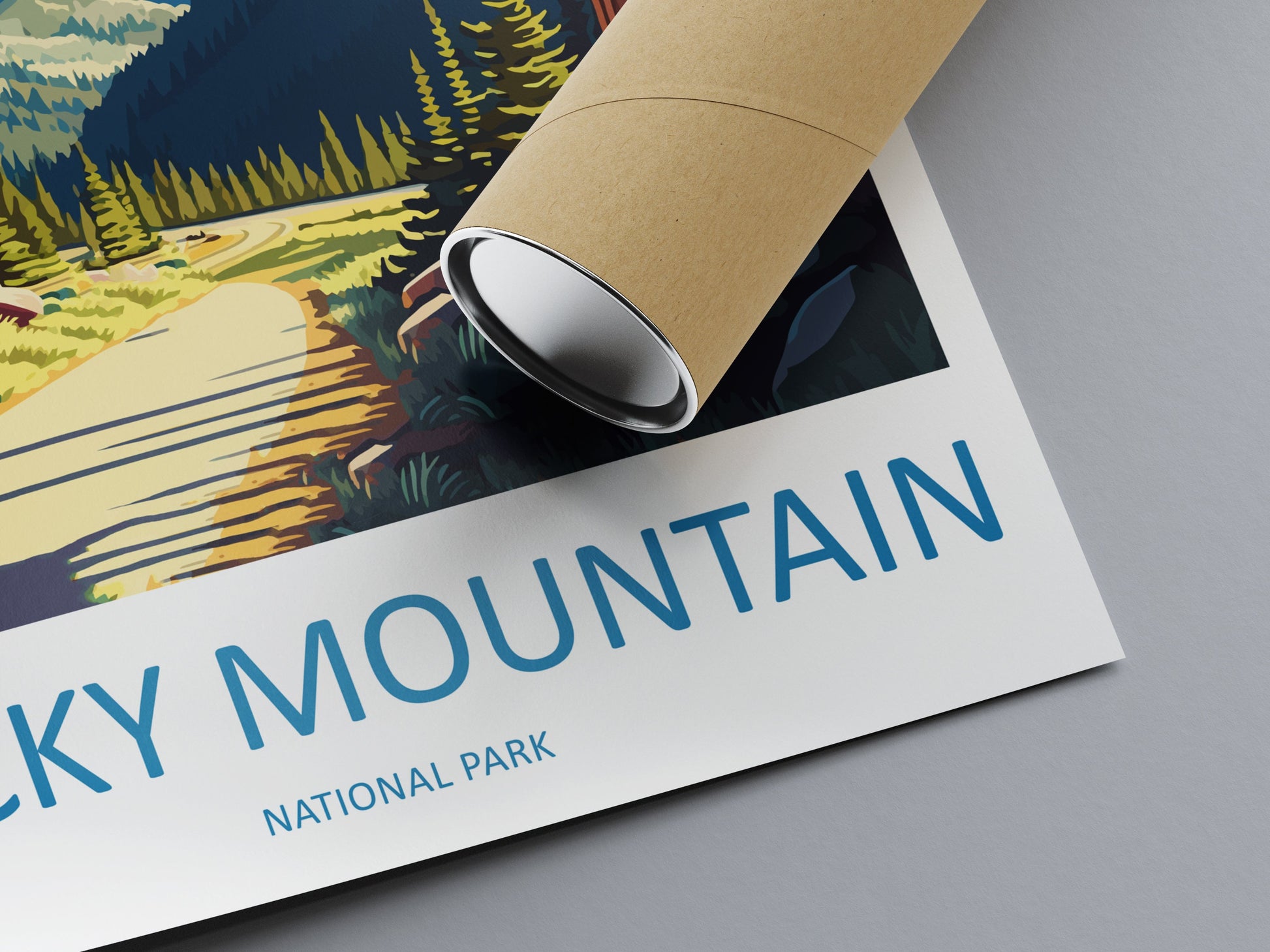 Rocky Mountain National Park Travel Print Wall Art Rocky Mountain Wall Hanging Home Décor Rocky Mountain Gift Art Lovers Colorado Art