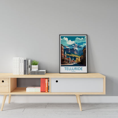 Telluride Travel Print Wall Art Telluride Wall Hanging Home Décor Telluride Gift Art Lovers Colorado Art Gift Lover Print For Telluride