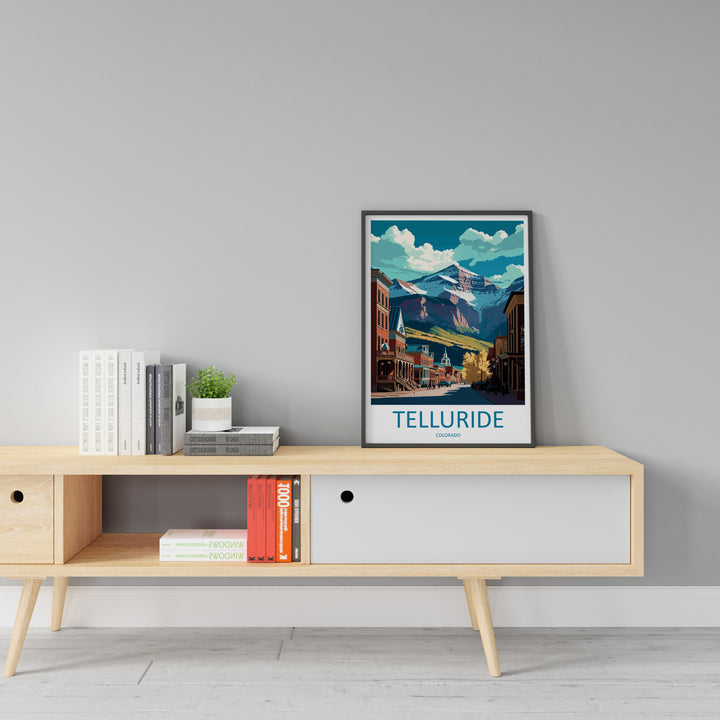 Telluride Travel Print Wall Art Telluride Wall Hanging Home Décor Telluride Gift Art Lovers Colorado Art Gift Lover Print For Telluride