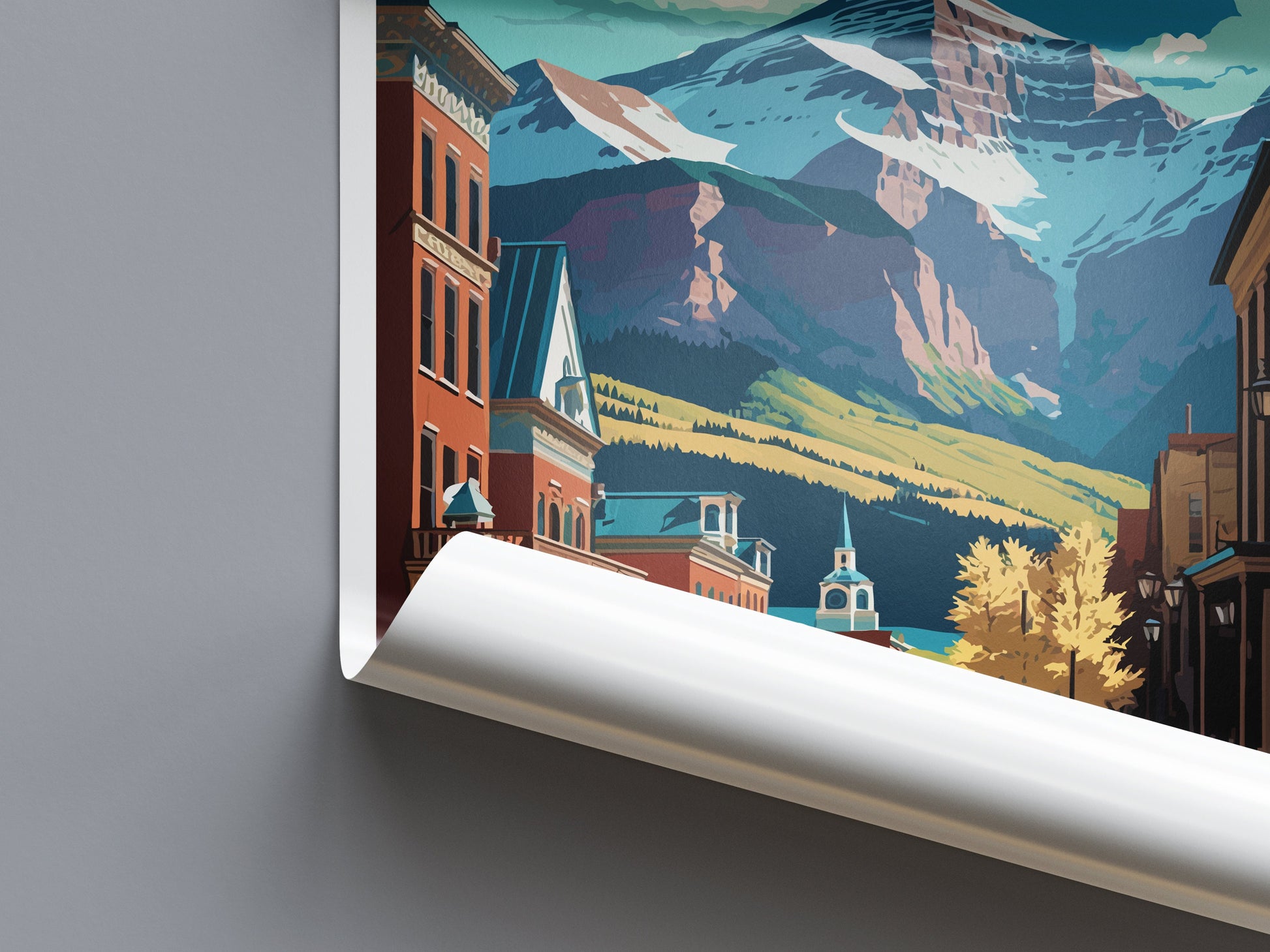 Telluride Travel Print Wall Art Telluride Wall Hanging Home Décor Telluride Gift Art Lovers Colorado Art Gift Lover Print For Telluride