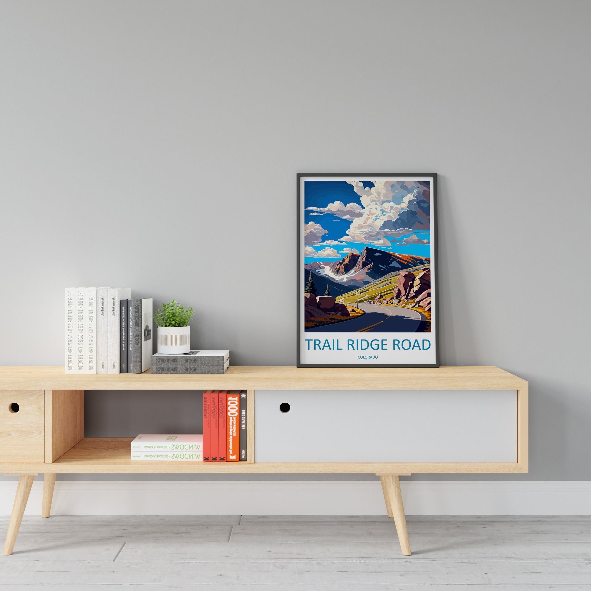 Trail Ridge Road Travel Print Wall Art Trail Ridge Road Wall Hanging Home Décor Trail Ridge Road Gift Art Lovers Colorado Art Gift Lover