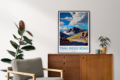 Trail Ridge Road Travel Print Wall Art Trail Ridge Road Wall Hanging Home Décor Trail Ridge Road Gift Art Lovers Colorado Art Gift Lover