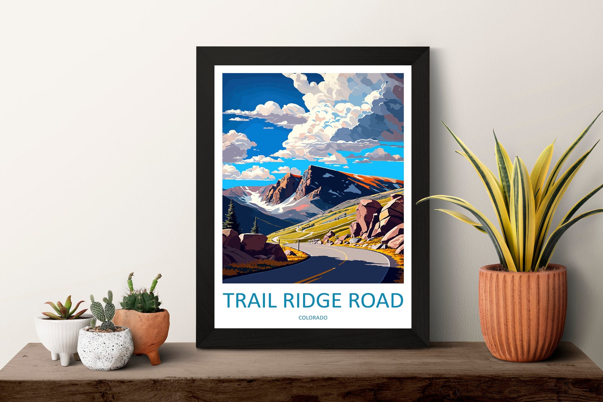 Trail Ridge Road Travel Print Wall Art Trail Ridge Road Wall Hanging Home Décor Trail Ridge Road Gift Art Lovers Colorado Art Gift Lover