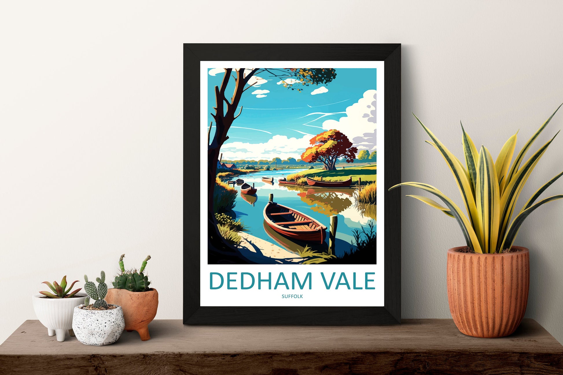 Dedham Vale Travel Print Wall Art Dedham Vale Wall Hanging Home Décor Dedham Vale Gift Art Lovers England Art Lover Gift Dedham Vale Art