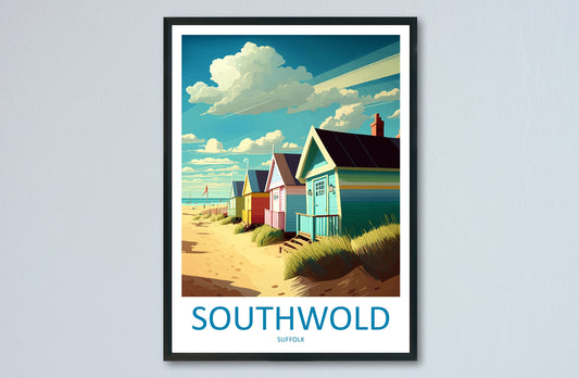 Southwold Travel Print Wall Art Southwold Wall Hanging Home Décor Southwold Gift Art Lovers England Art Lover Gift Southwold Art