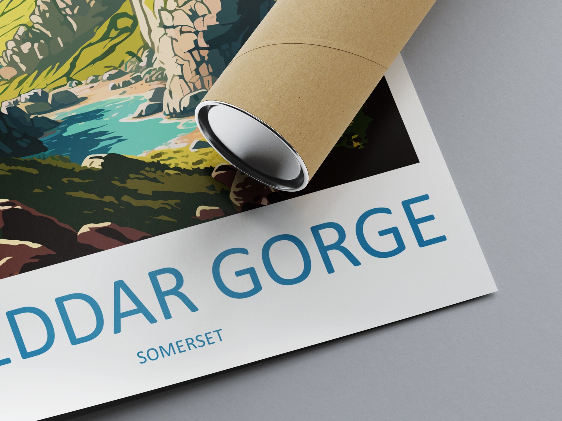 Cheddar Gorge Travel Print Wall Art Cheddar Gorge Wall Hanging Home Décor Cheddar Gorge Gift Art Lovers England Art Lover Gift Cheddar Gorge