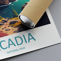 Acadia National Park Travel Print Wall Art Acadia National Park Wall Hanging Home Décor Acadia National Park Gift Art Lovers National Park