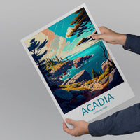 Acadia National Park Travel Print Wall Art Acadia National Park Wall Hanging Home Décor Acadia National Park Gift Art Lovers National Park