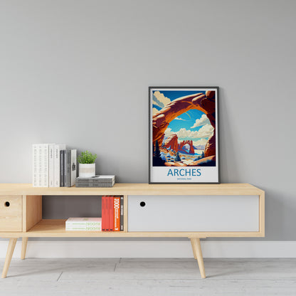 Arches National Park Travel Print Wall Art Arches National Park Wall Hanging Home Décor Arches National Park Gift Art Lovers National Park