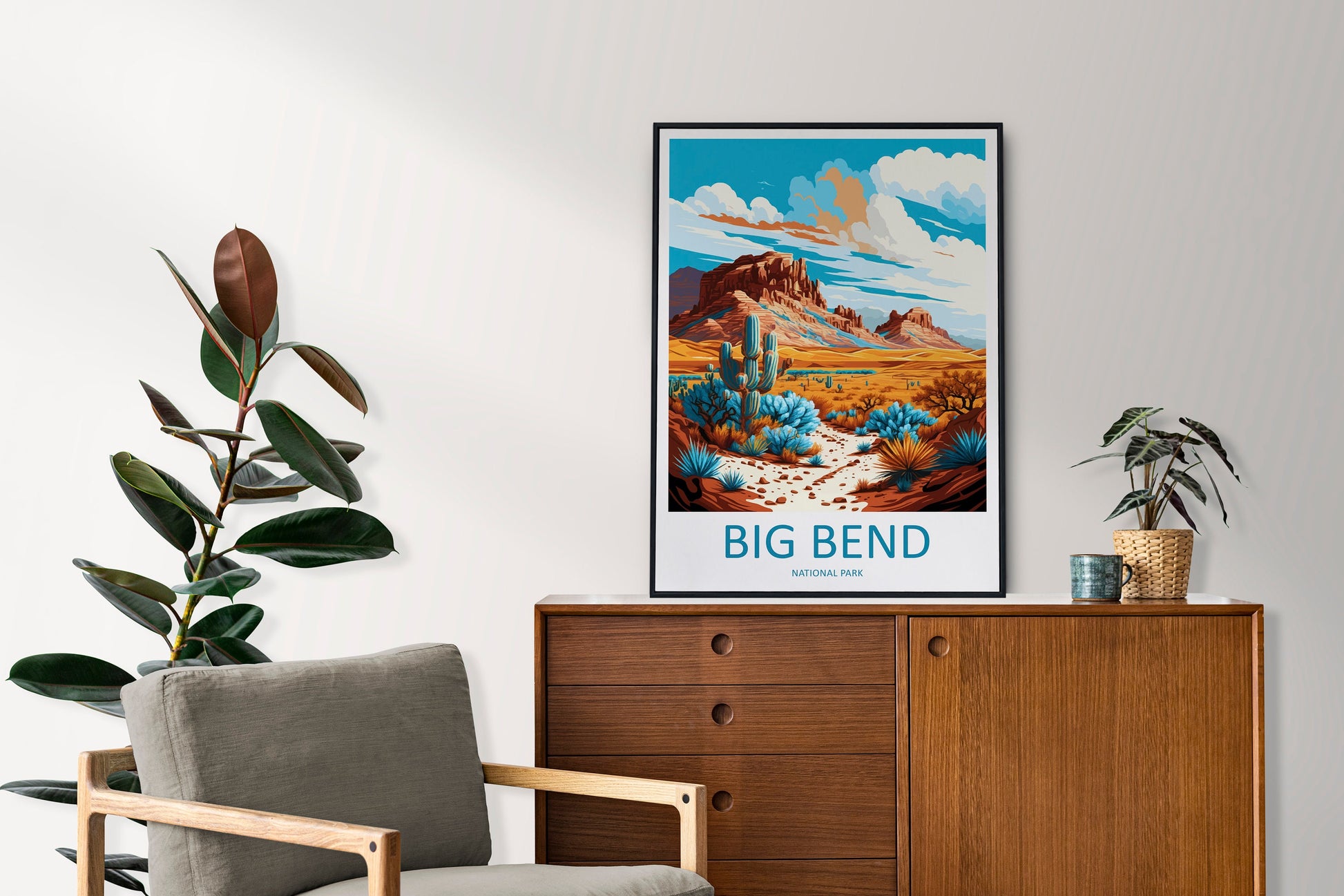 Big Bend National Park Travel Print Wall Art Big Bend National Park Wall Hanging Home Décor Big Bend National Park Gift Art Lovers Park Art