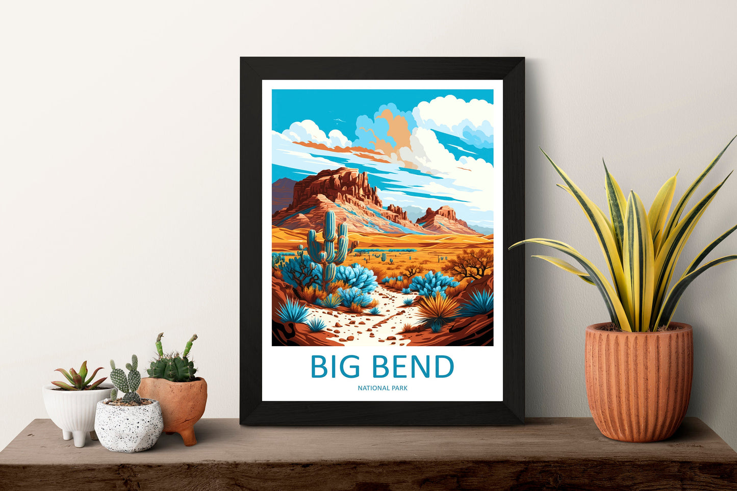 Big Bend National Park Travel Print Wall Art Big Bend National Park Wall Hanging Home Décor Big Bend National Park Gift Art Lovers Park Art