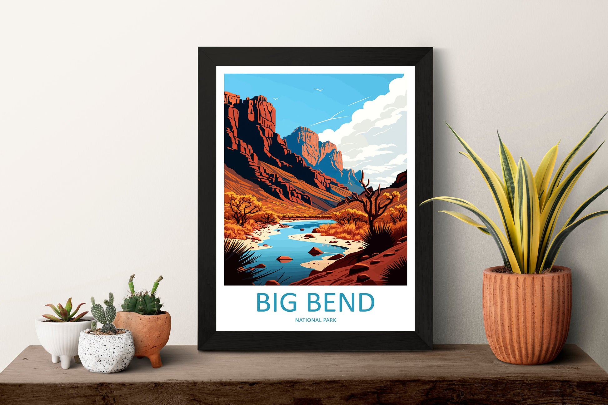 Big Bend National Park Travel Print Wall Art Big Bend National Park Wall Hanging Home Décor Big Bend National Park Gift Art Lovers Park Art