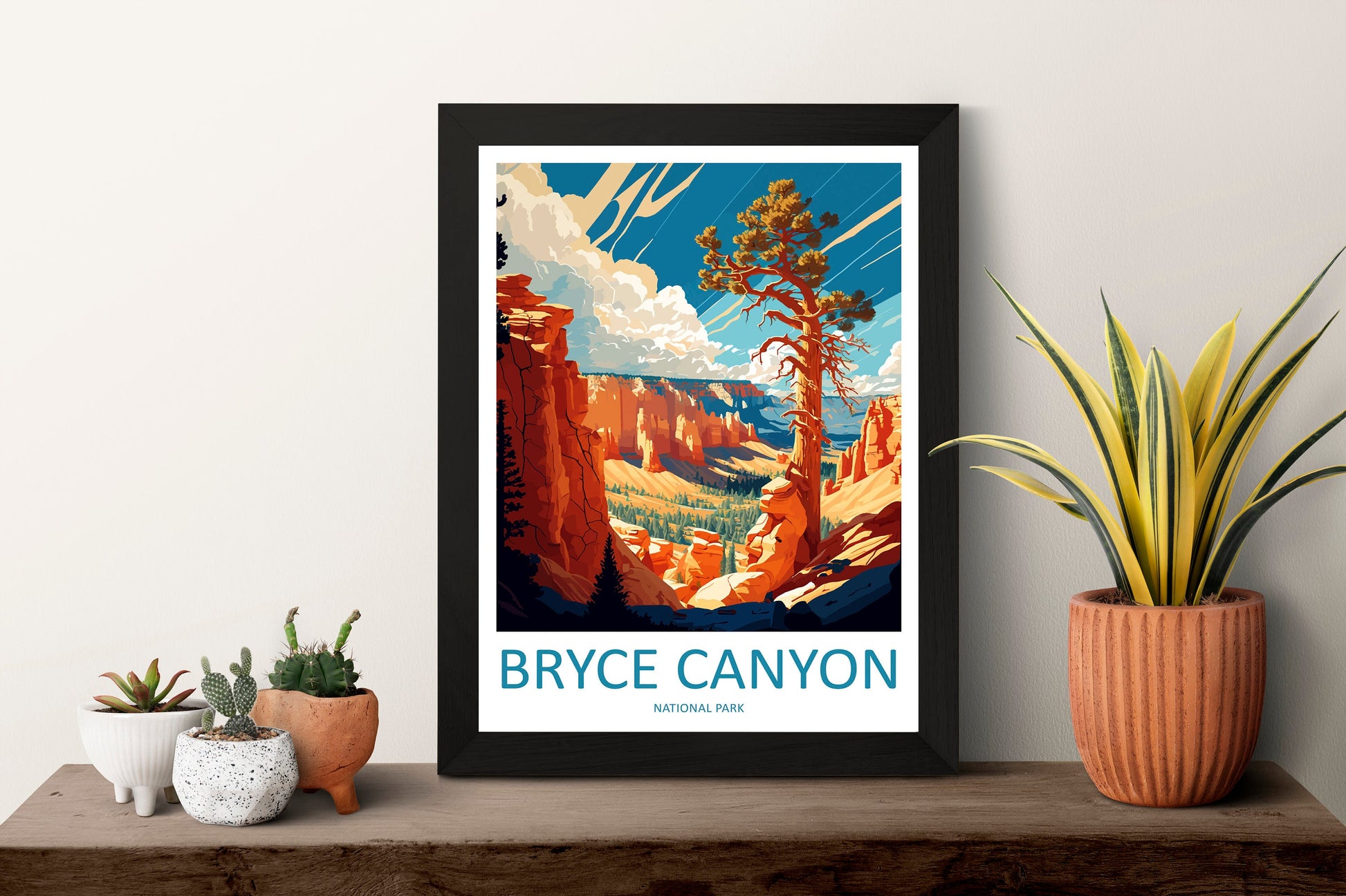 Bryce Canyon National Park Travel Print Wall Art Bryce Canyon National Park Wall Hanging Home Décor Bryce Canyon National Park Gift Art