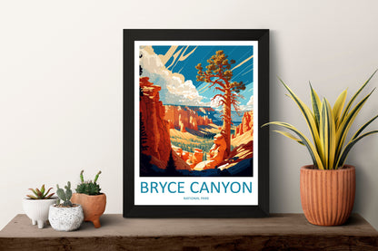 Bryce Canyon National Park Travel Print Wall Art Bryce Canyon National Park Wall Hanging Home Décor Bryce Canyon National Park Gift Art