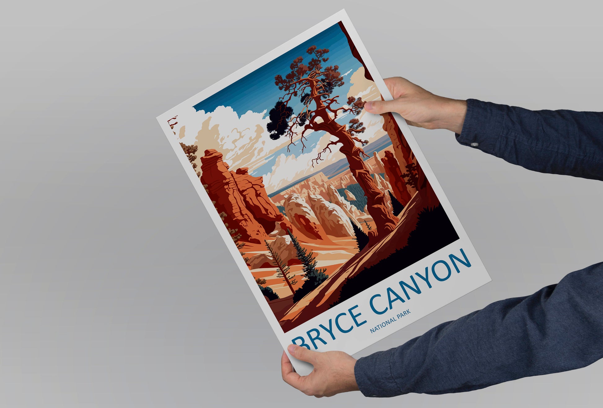 Bryce Canyon National Park Travel Print Wall Art Bryce Canyon National Park Wall Hanging Home Décor Bryce Canyon National Park Gift Art