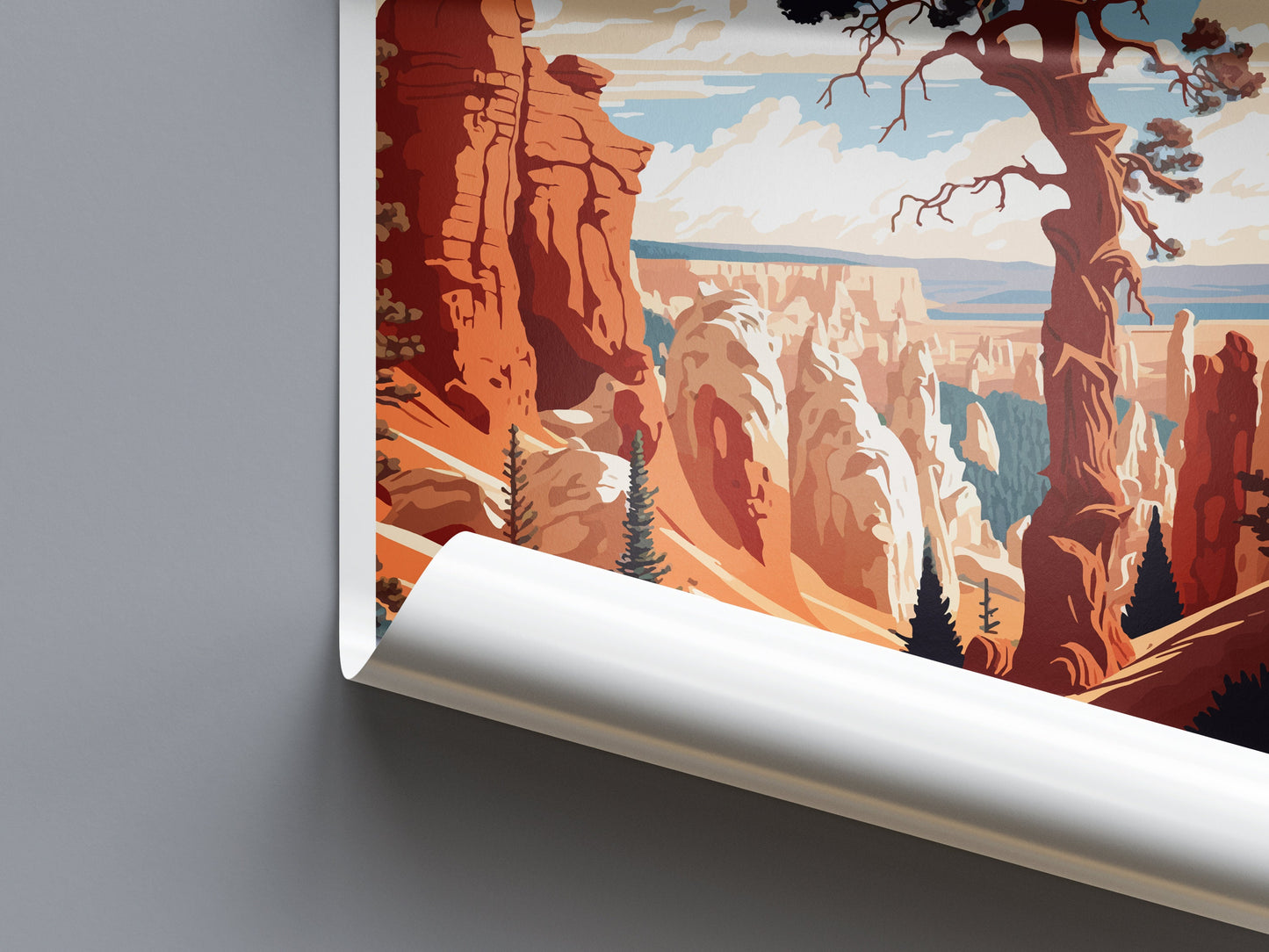 Bryce Canyon National Park Travel Print Wall Art Bryce Canyon National Park Wall Hanging Home Décor Bryce Canyon National Park Gift Art