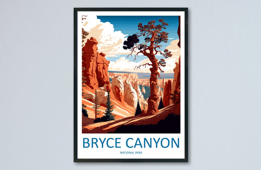Bryce Canyon National Park Travel Print Wall Art Bryce Canyon National Park Wall Hanging Home Décor Bryce Canyon National Park Gift Art