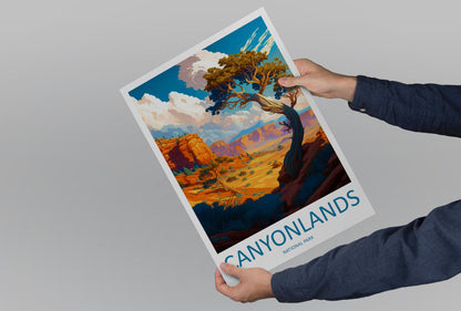 Canyonlands National Park Travel Print Wall Art Canyonlands National Park Wall Hanging Home Décor Canyonlands National Park Gift Art Lovers