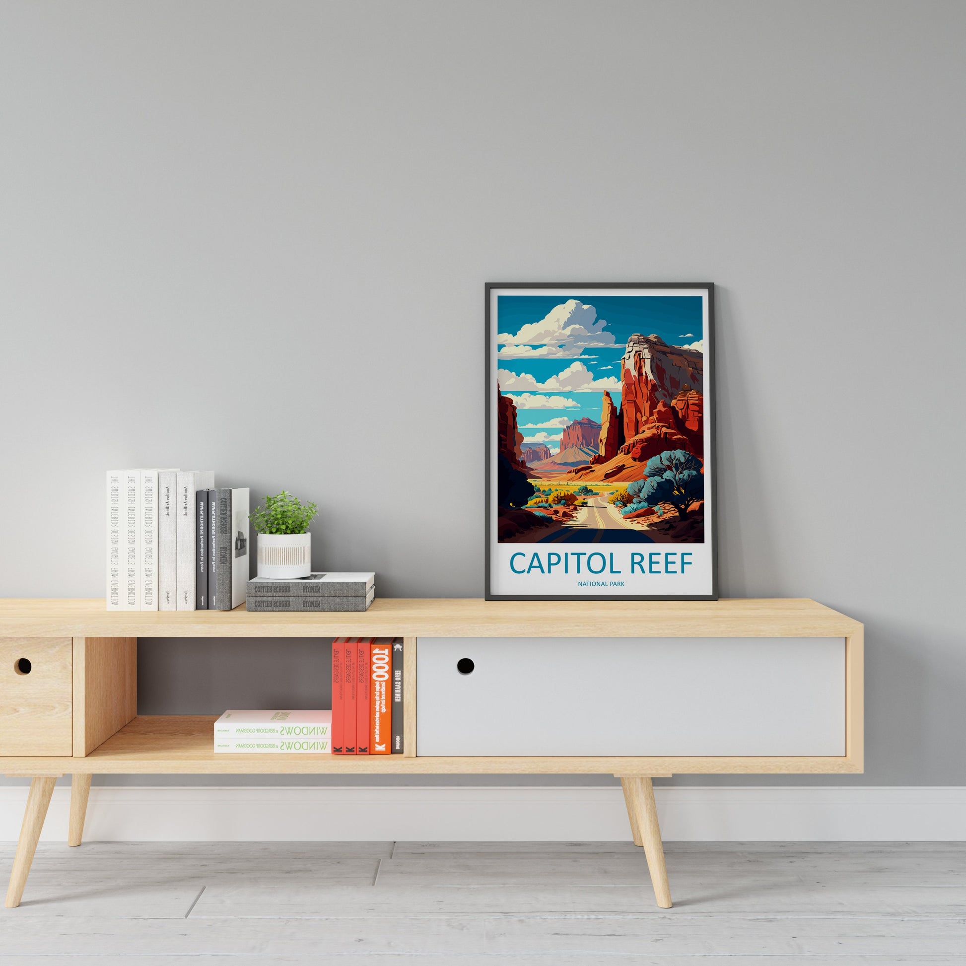Capitol Reef National Park Travel Print Wall Art Capitol Reef National Park Wall Hanging Home Décor Capitol Reef National Park Gift Art